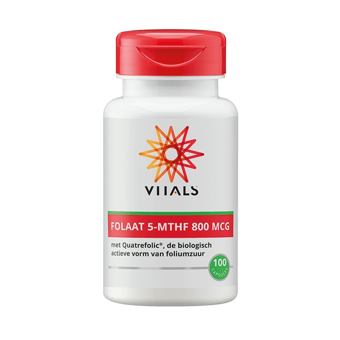 Vitamine B11 800 Folaat 5-MTHF Vitals (100 capsules) | Online